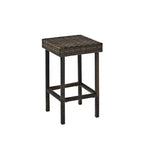 Ensemble de salle à manger Palm Harbor 5 pièces en osier de hauteur comptoir d'extérieur – Marron – Crosley : Cadre en acier, résistant aux UV, sans coussin