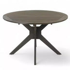 Ensemble de salle à manger 5 pièces en bois d'acacia et osier Stamford - Gris - Christopher Knight Home