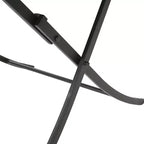 Rai 5pc Wicker Dining Set: Brown Patio Dining, Weather-Resistant, Wrought Iron Frame, Stackable Chairs, Circular Table