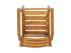 Stamford 5pc Acacia Wood Round Dining Set Teak: Weather-Resistant, 4 Chairs - Christopher Knight Home