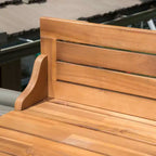 Ensemble de bar 3 pièces en bois d'acacia pour patio Caribbean - Naturel - Christopher Knight Home : Mobilier de balcon, résistant aux intempéries