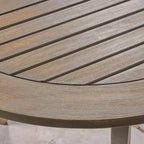 Ensemble de salle à manger Landon 7 pièces en bois et osier - Gris - Christopher Knight Home