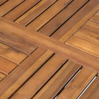 Ensemble de salle à manger d'extérieur 5 pièces Ferris en bois d'acacia et osier - Brun - Christopher Knight Home