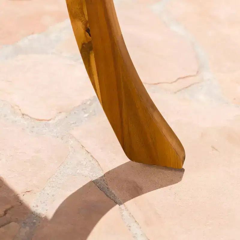 Ensemble de salle à manger d'extérieur 5 pièces Ferris en bois d'acacia et osier - Brun - Christopher Knight Home