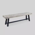 Cooper 6pc Wicker and Acacia Wood Dining Set - Gray - Christopher Knight Home