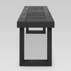 Nestor 6pc Acacia Wood Dining Set - Dark Gray/Light Gray - Christopher Knight Home