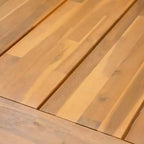 Ensemble de patio 2 pièces en bois d'acacia avec banc - Captiva Designs : Résistant aux intempéries, conception ergonomique