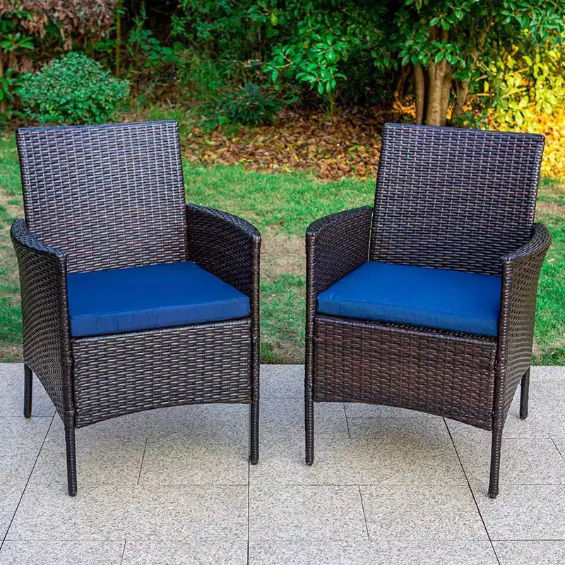 7pc Patio Dining Set with Expandable Table & 6 PE Rattan Chairs - Captiva Designs