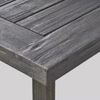 Ensemble de salle à manger 7 pièces Mayhill en bois d'acacia et osier : résistant aux intempéries, 6 fauteuils - Christopher Knight Home
