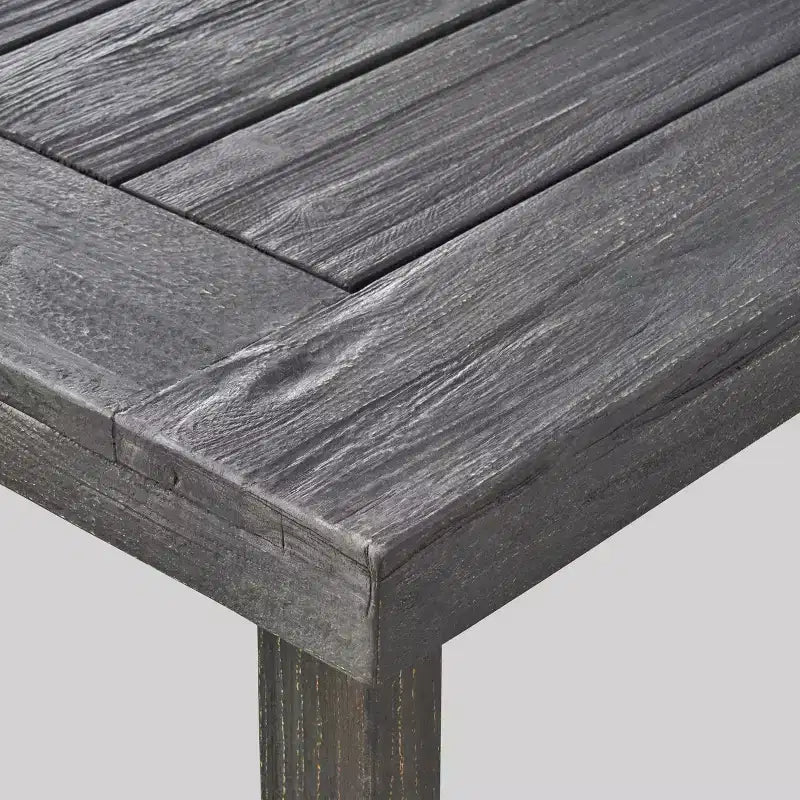 Ensemble de salle à manger 7 pièces Mayhill en bois d'acacia et osier : résistant aux intempéries, 6 fauteuils - Christopher Knight Home