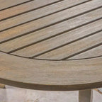 Mason 7pc Acacia Wood & Polyethylene Wicker Dining Set: Christopher Knight Home, Cushioned Chairs