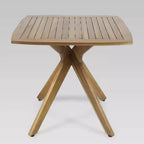 Ensemble de salle à manger 5 pièces en bois et osier Stamford Teak - Christopher Knight Home
