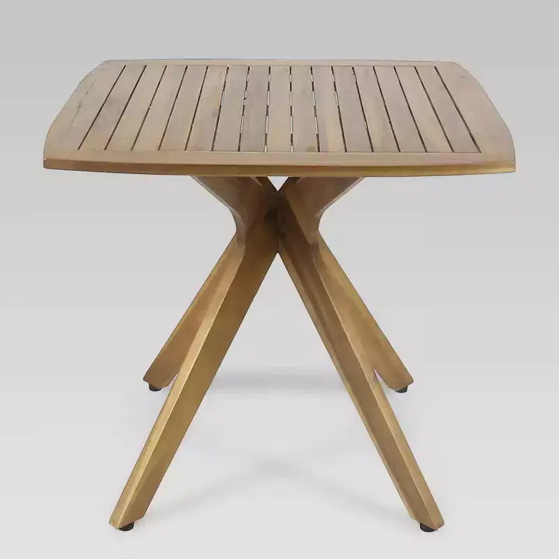 Ensemble de salle à manger 5 pièces en bois et osier Stamford Teak - Christopher Knight Home