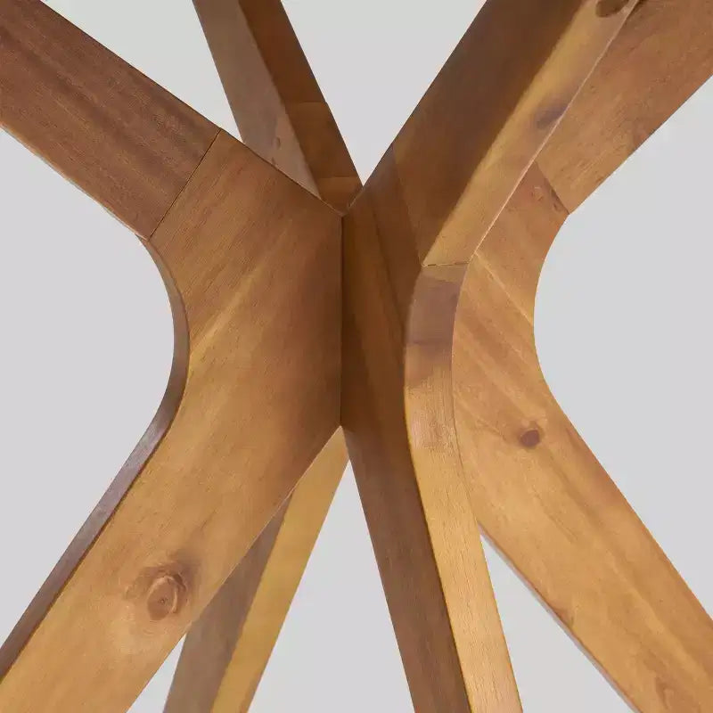 Ensemble de salle à manger 5 pièces en bois et osier Stamford Teak - Christopher Knight Home