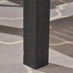 Ensemble de salle à manger extensible 7 pièces en bois et osier Elmar - Gris foncé/Gris - Christopher Knight Home