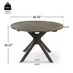 Ensemble de salle à manger 5 pièces en bois d'acacia et osier Avoca : Ensemble de patio résistant aux intempéries Christopher Knight Home
