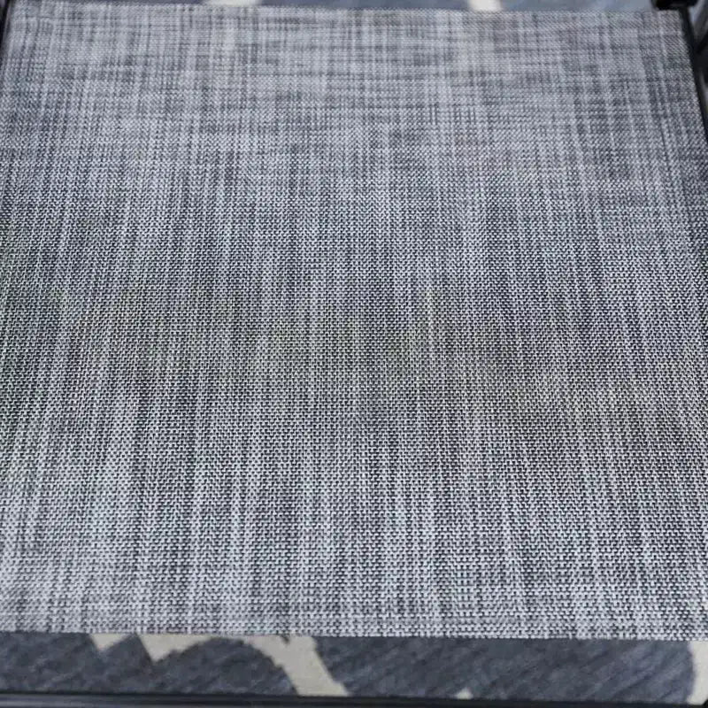 Ensemble de salle à manger d'extérieur 7 pièces avec chaises réglables 7 positions et table à cadre métallique avec trou pour parasol - Captiva Designs