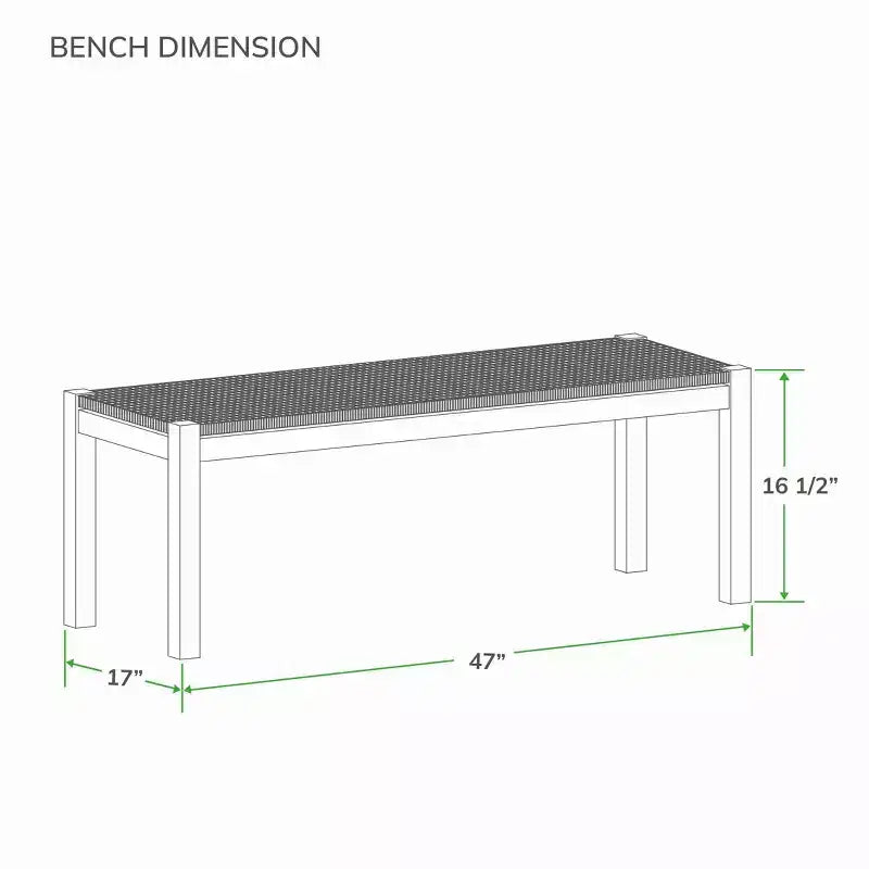 Sonoma Lane Azle 6pc Teak Outdoor Patio Dining Set with Honey Twist Wicker - Weather-Resistant