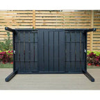7pc Outdoor Dining Set with Swivel Chairs & Cushions & Expandable Table - Captiva Designs: Weather-Resistant, Steel Frame