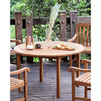 Sonoma Lane Gresham 5pc Teak Wood Outdoor Dining Set - Weather-Resistant