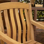 Sonoma Lane Gresham 5pc Teak Wood Outdoor Dining Set - Weather-Resistant