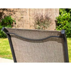 Ensemble de salle à manger 5 pièces pour patio avec table carrée et fauteuils rembourrés - Captiva Designs