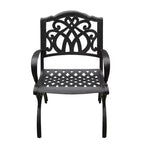 Ensemble de terrasse rectangulaire orné en aluminium Oakland Living de 95 po : résistant aux UV, 8 chaises, trou pour parasol