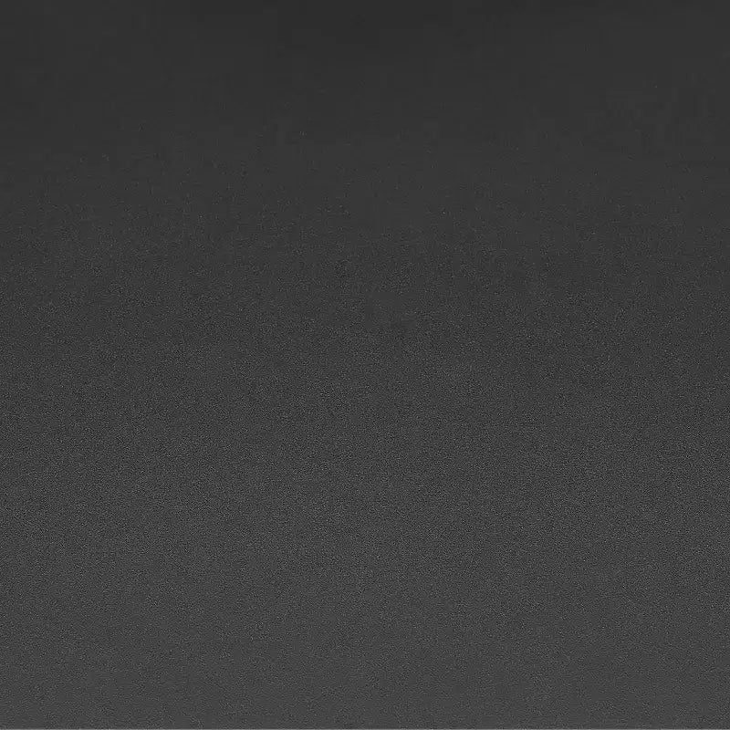 Ensemble repas d'extérieur 7 pièces en métal Astrid - Noir mat - Crosley : résistant aux intempéries, 6 chaises sans accoudoirs, table rectangulaire avec trou pour parasol