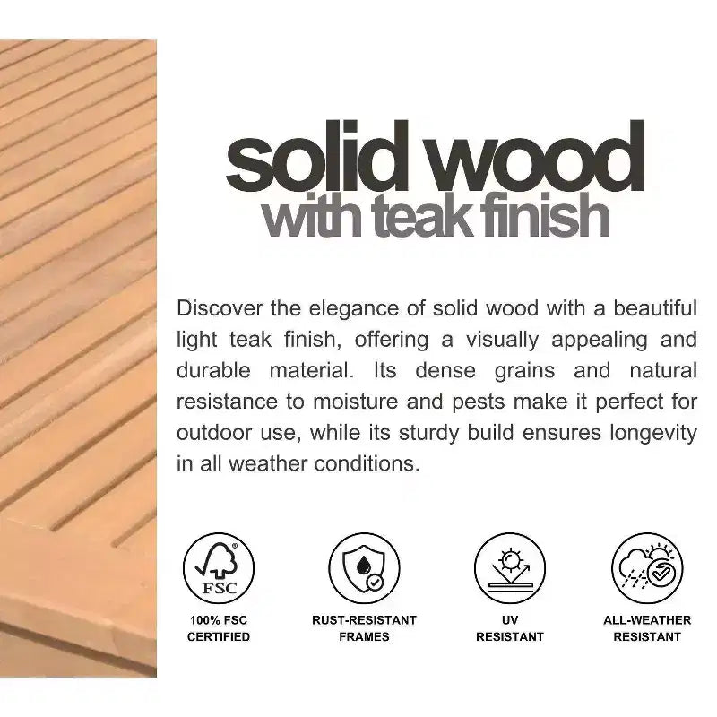 Amazonia Beijo Ensemble de salle à manger 5 pièces rond/ovale pour extérieur en blanc