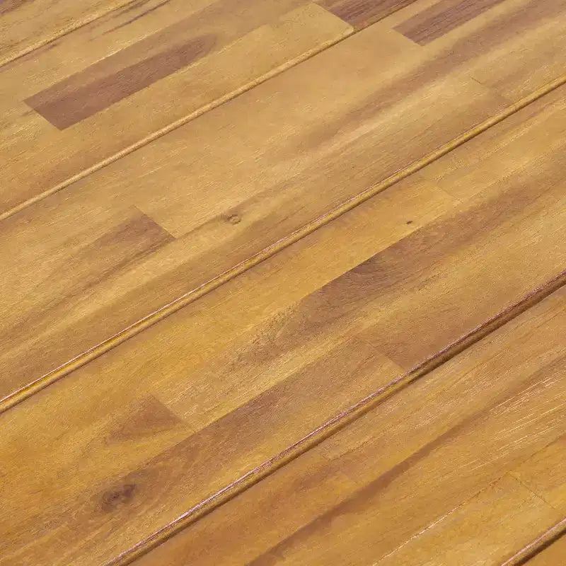 Ensemble de salle à manger d'extérieur moderne 7 pièces Virella en bois d'acacia et polypropylène Christopher Knight Home