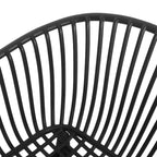 Christopher Knight Home Marley 7 Pieces Patio Modern Acacia Wood and Polypropylene Dining Set, Teak/Black
