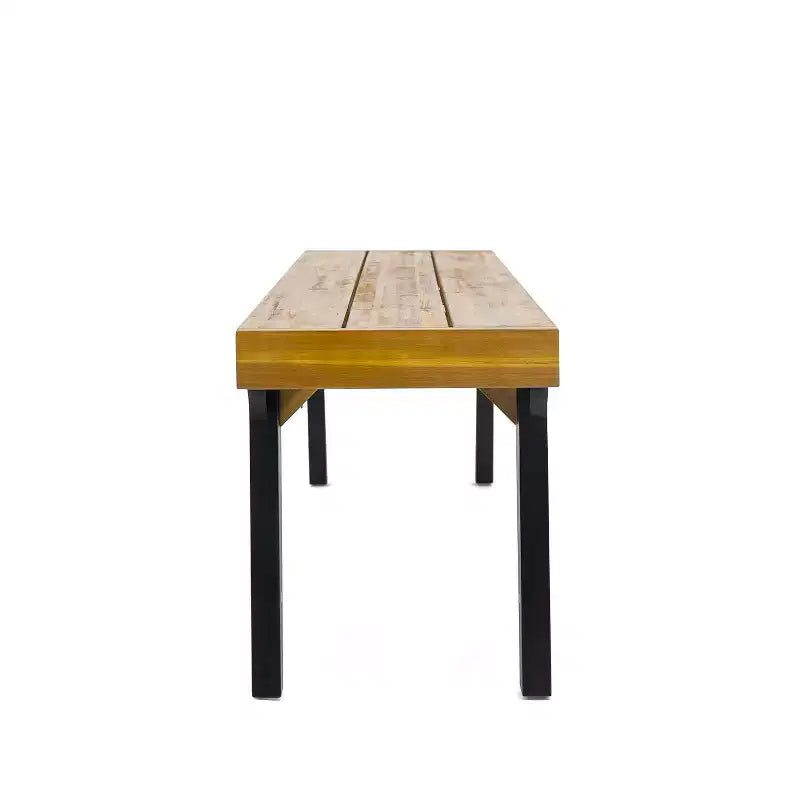 Christopher Knight Home Harper Outdoor 3pcs Acacia Wood Dining set, Teak/Black