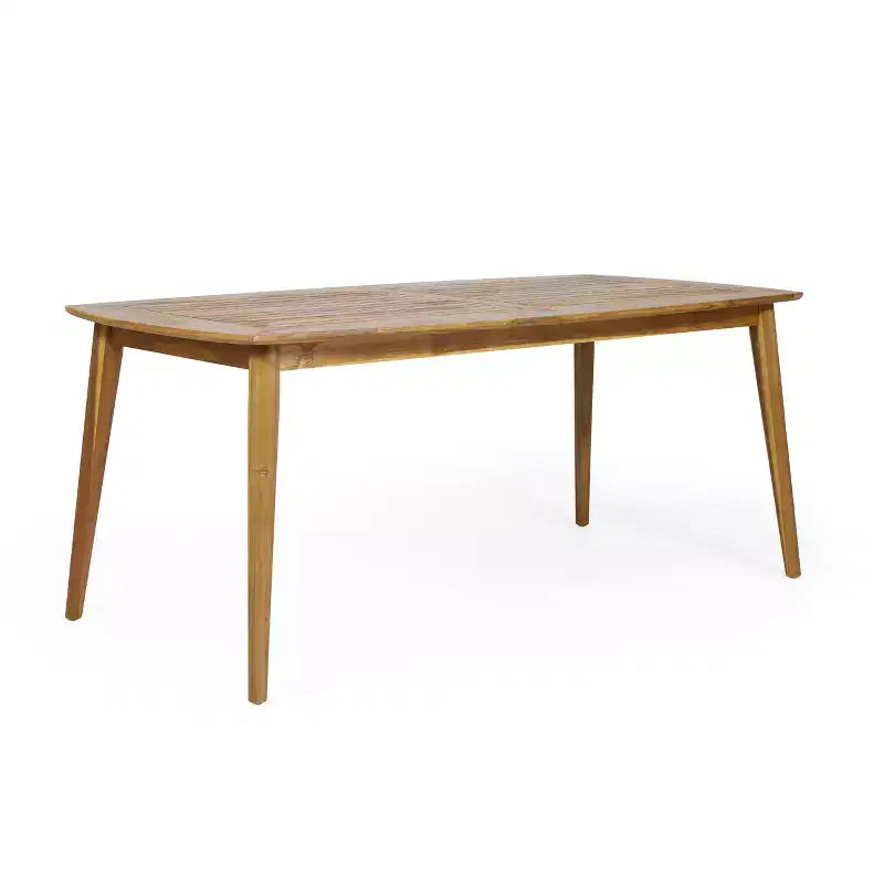 Christopher Knight Home Oasis Ensemble de salle à manger 7 pièces en bois d'acacia rustique pour terrasse, teck