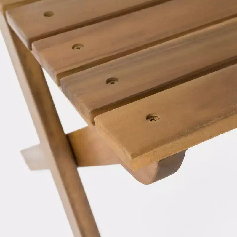 GDFStudio Rabion Ensemble de salle à manger pliant 5 pièces en bois d'acacia d'extérieur