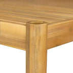 Christopher Knight Home Anson Ensemble de salle à manger d'extérieur 5 pièces en bois d'acacia rustique