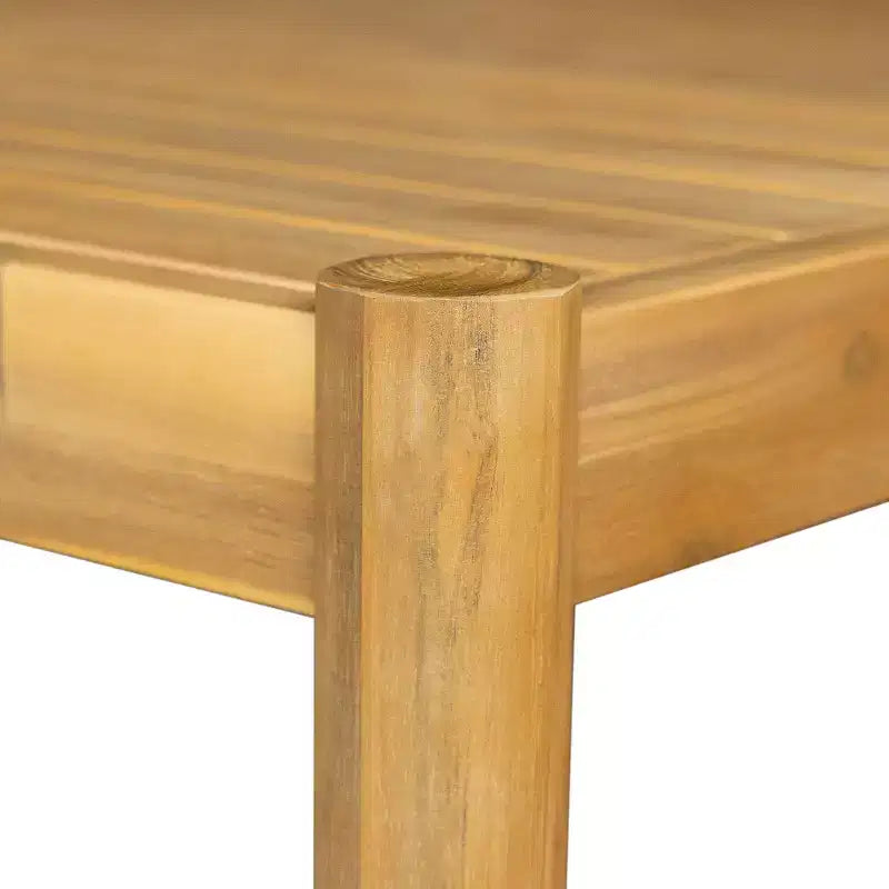 Christopher Knight Home Anson Ensemble de salle à manger d'extérieur 5 pièces en bois d'acacia rustique
