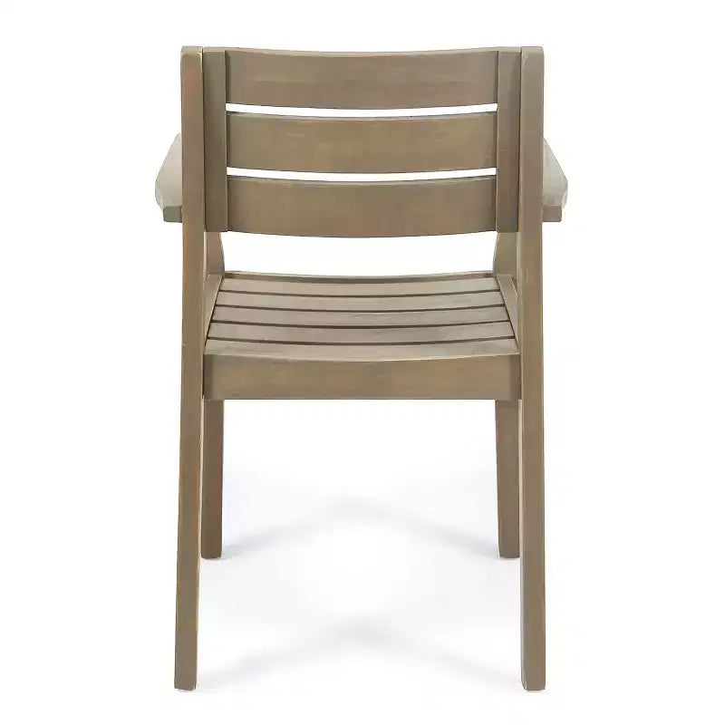 Ensemble de salle à manger d'extérieur 5 pièces en bois d'acacia Lenny Christopher Knight Home