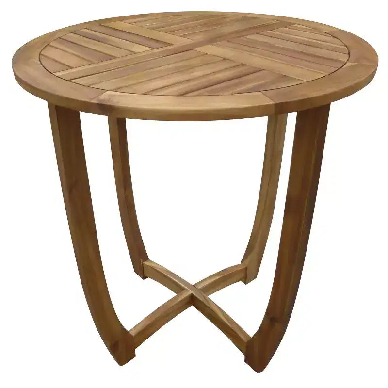 Ensembles de salle à manger d'extérieur 3/5/7 pièces en bois avec coussins, finition teck -ModernLuxe