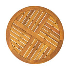 Ensembles de salle à manger d'extérieur 3/5/7 pièces en bois avec coussins, finition teck -ModernLuxe