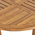 Ensembles de salle à manger d'extérieur 3/5/7 pièces en bois avec coussins, finition teck -ModernLuxe