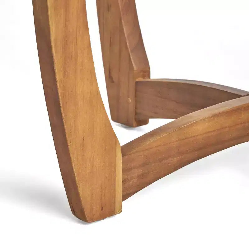 Ensembles de salle à manger d'extérieur 3/5/7 pièces en bois avec coussins, finition teck -ModernLuxe