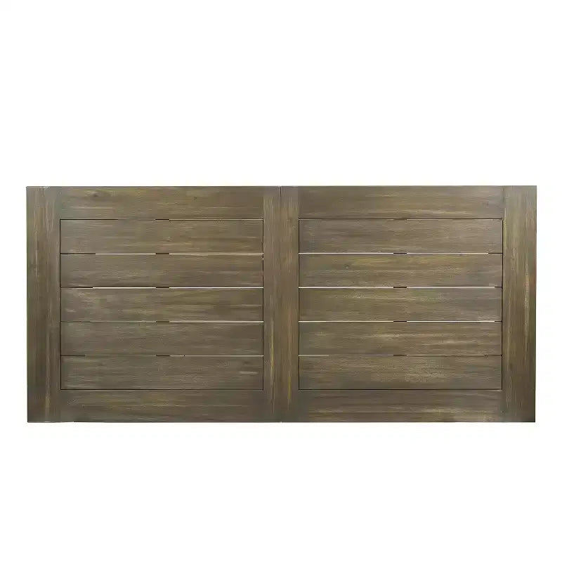 Christopher Knight Home Ensemble de salle à manger 7 pièces en bois d'acacia et métal rustique avec coussins Spanish Bay
