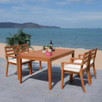 Wilming Dining Set - Indoor/Outdoor - PAT7065 - Natural - Safavieh