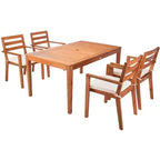 Wilming Dining Set - Indoor/Outdoor - PAT7065 - Natural - Safavieh