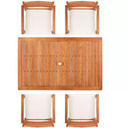 Wilming Dining Set - Indoor/Outdoor - PAT7065 - Natural - Safavieh