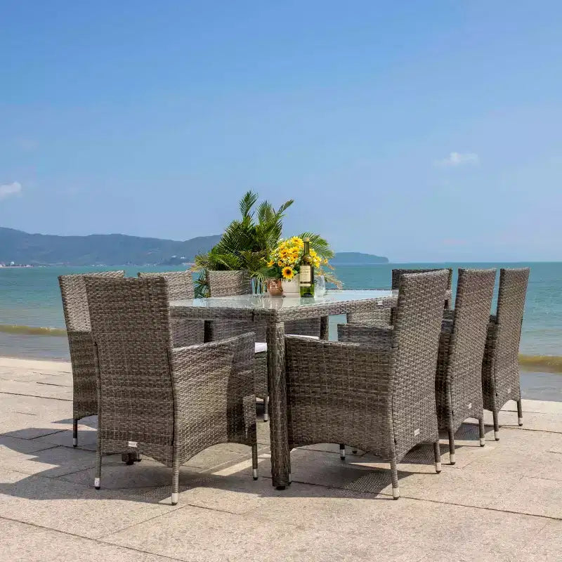 Hailee Dining Set - Indoor/Outdoor - PAT7704 - Safavieh
