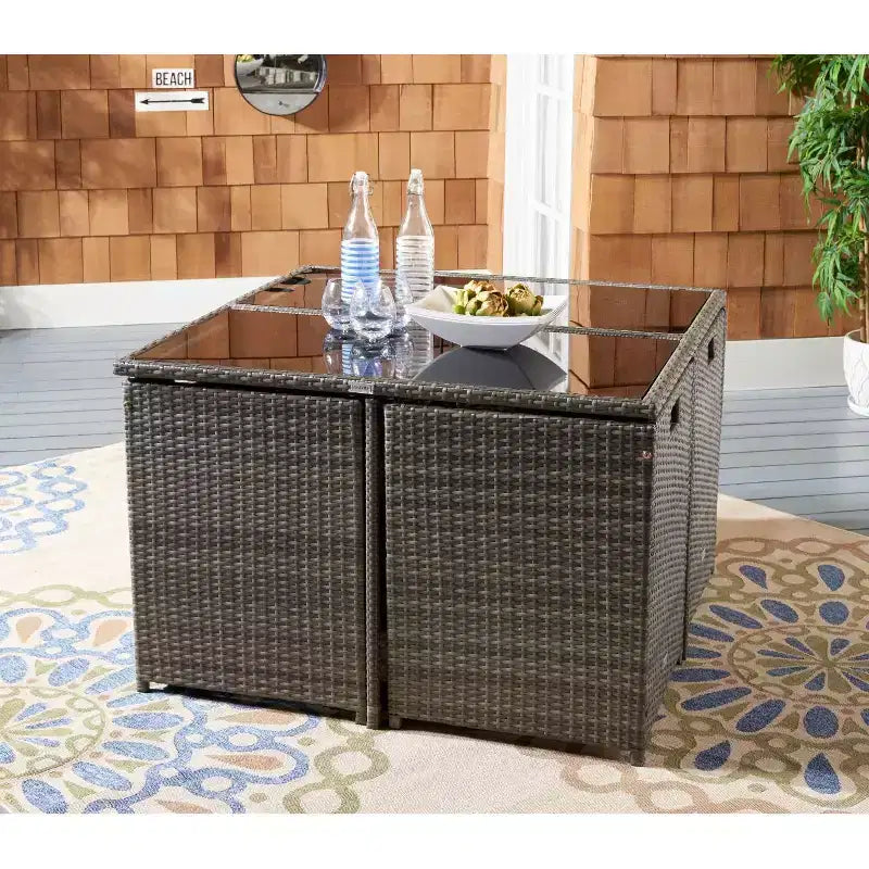 Enerson Outdoor Dining Set - Indoor/Outdoor - PAT7523 - Safavieh