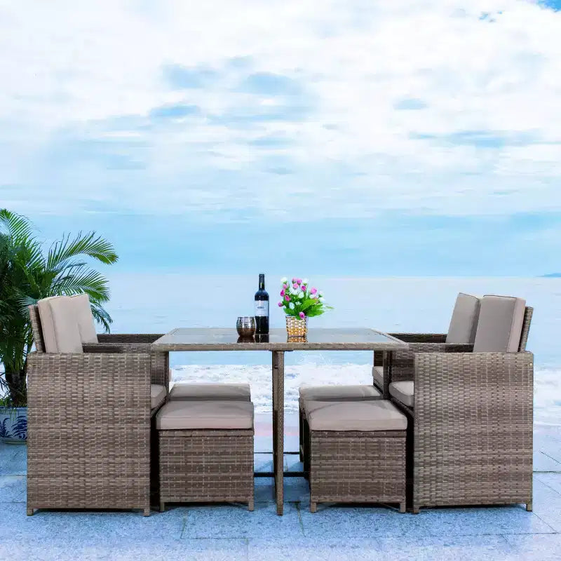 Enerson Outdoor Dining Set - Indoor/Outdoor - PAT7523 - Safavieh