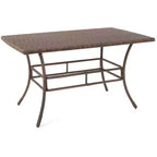 Jiallo Leisure Collection Outdoor Garden Patio Furniture 5PC Dining Set
