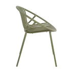 Christopher Knight Home Pablo Ensemble de salle à manger moderne d'extérieur 7 pièces avec chaises empilables
